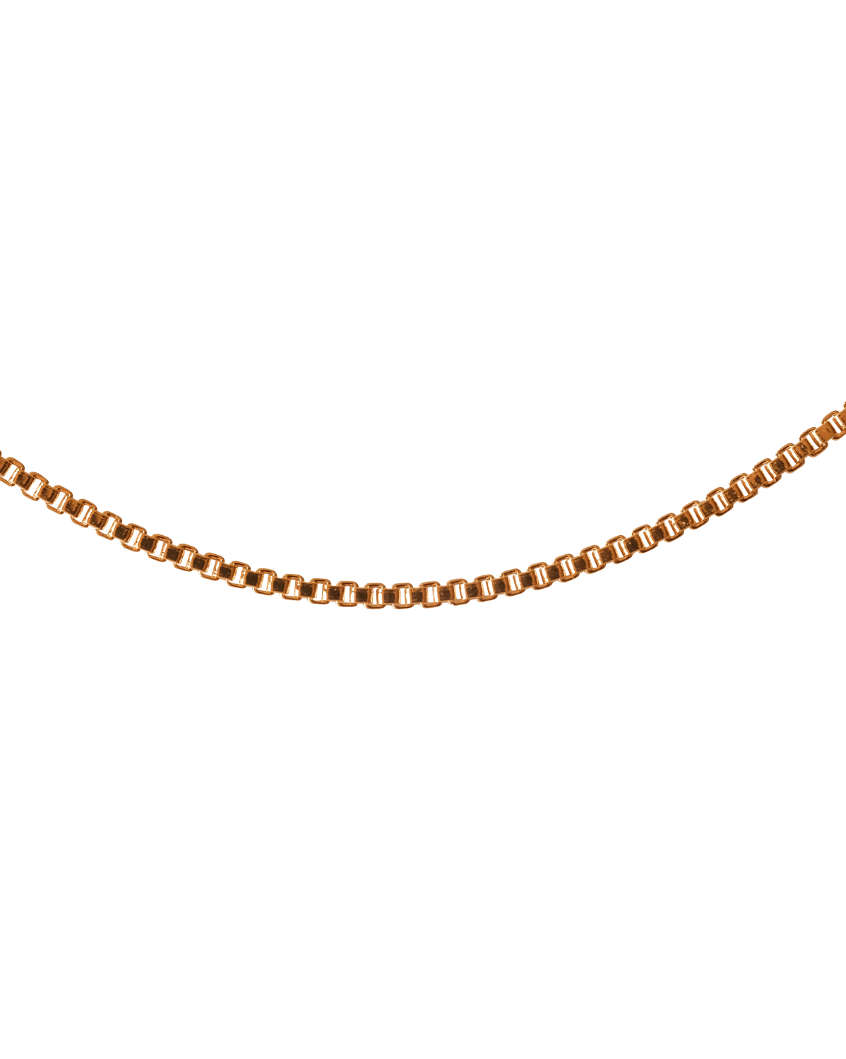 Box chain rose gold deals