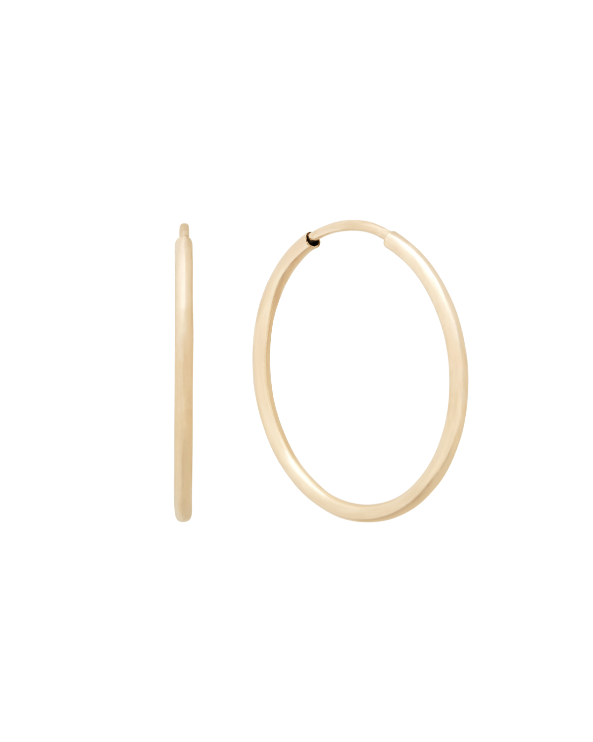 14k gold best sale hoops large