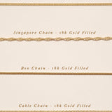 Box Chain Necklace - S-kin Studio Jewelry | Minimal Jewellery That Lasts.
