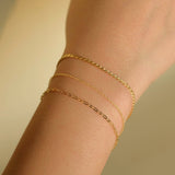 14K Solid Gold Hong Rope Bracelet | S-kin Studio Jewelry | Ethical Permanent Jewelry