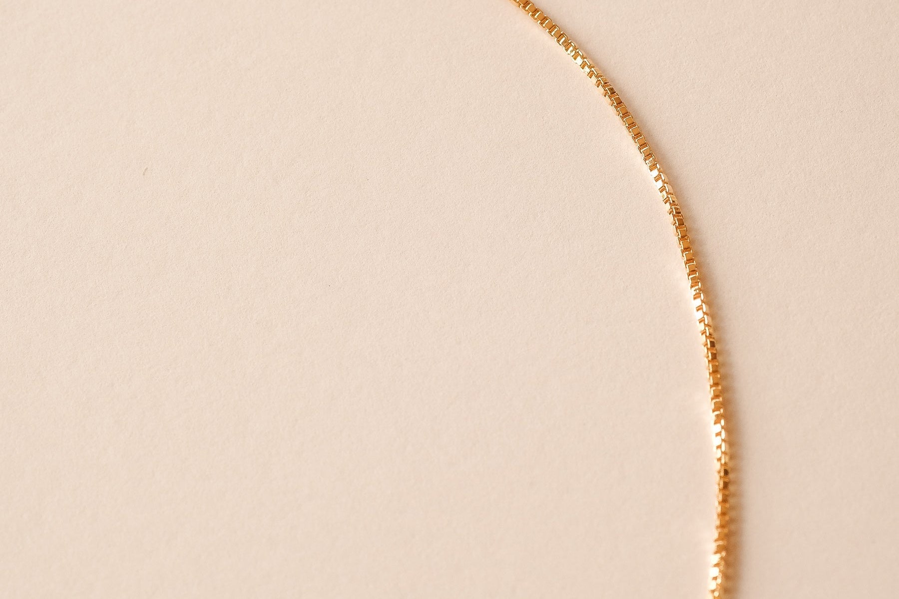 Box Chain Necklace - S-kin Studio Jewelry | Minimal Jewellery That Lasts.