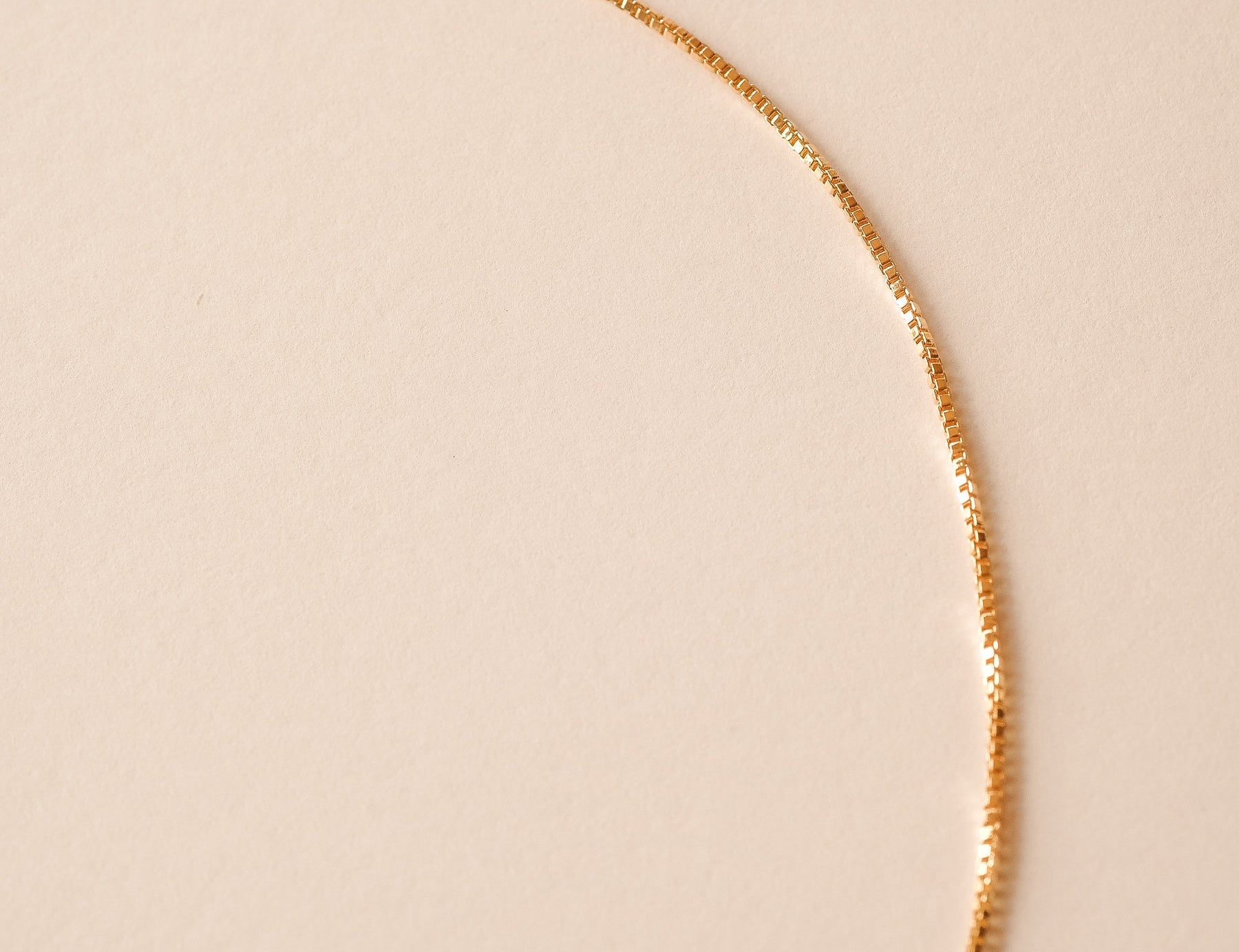 Box Chain Necklace - S-kin Studio Jewelry | Minimal Jewellery That Lasts.