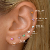 14K Solid Gold Cho Butterfly Single Stud | S-kin Studio Jewelry | Ethical Piercing Earrings