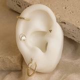 Sterling Silver Dawn Single Stud | S-kin Studio Jewelry | Ethical Piercing Earrings