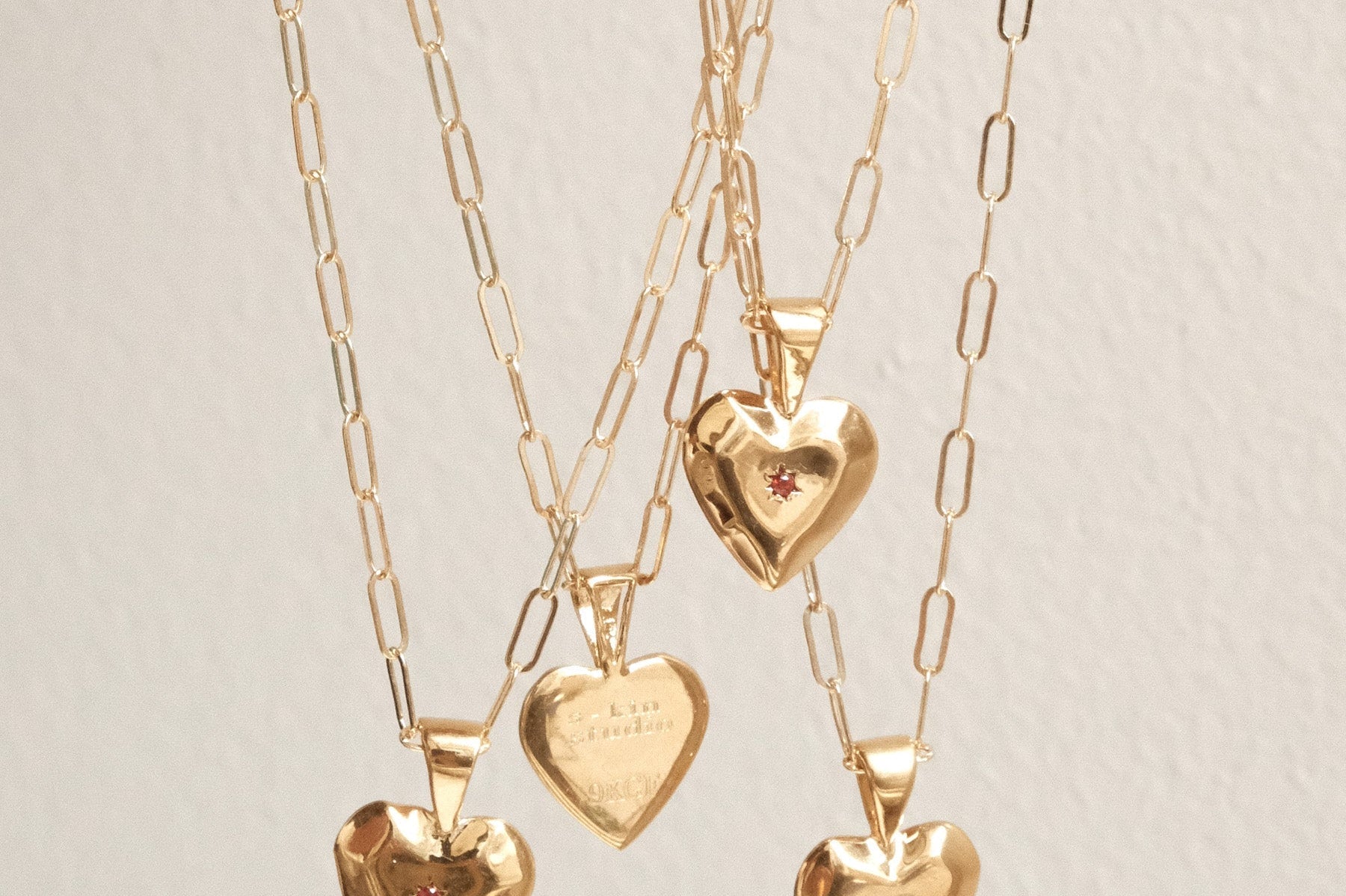 Gilded Heart Pendant Necklace - S-kin Studio Jewelry | Minimal Jewellery That Lasts.