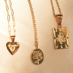 Gilded Heart Pendant Necklace - S-kin Studio Jewelry | Minimal Jewellery That Lasts.