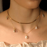 Ana Keshi Pearl Necklace - S-kin Studio Jewelry | Minimal Jewellery That Lasts.