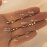 Aurelia Gemstone Huggie Hoops - S-kin Studio Jewelry | Minimal Jewellery That Lasts.