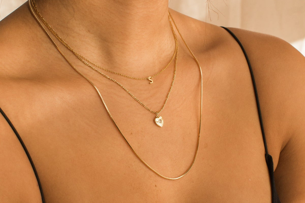 Figaro Chain Necklace - S-kin Studio Jewelry | Minimal Jewellery That Lasts.