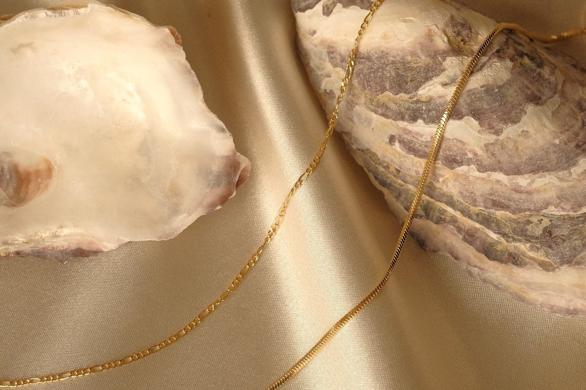 Figaro Chain Necklace - S-kin Studio Jewelry | Minimal Jewellery That Lasts.