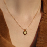 Gilded Heart Pendant Necklace - S-kin Studio Jewelry | Minimal Jewellery That Lasts.