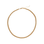 Adelina Flat Choker Necklace - S-kin Studio Jewelry | Minimal Jewellery That Lasts.