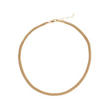 Adelina Flat Choker Necklace - S-kin Studio Jewelry | Minimal Jewellery That Lasts.