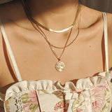 Adelina Flat Choker Necklace - S-kin Studio Jewelry | Minimal Jewellery That Lasts.