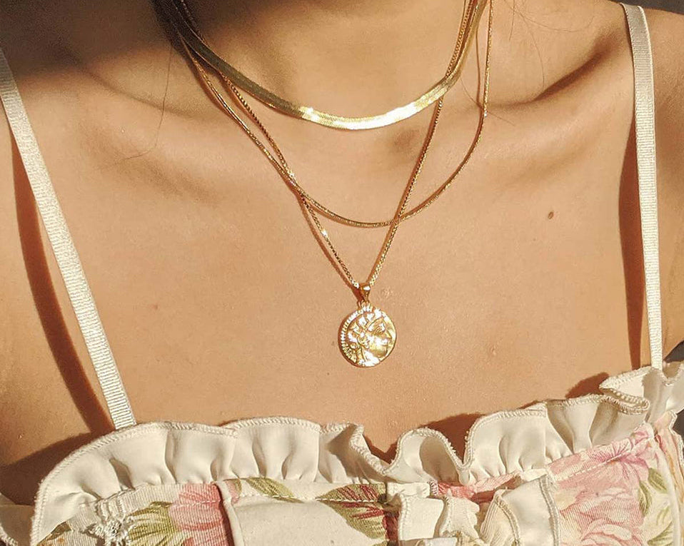 Adelina Flat Choker Necklace - S-kin Studio Jewelry | Minimal Jewellery That Lasts.