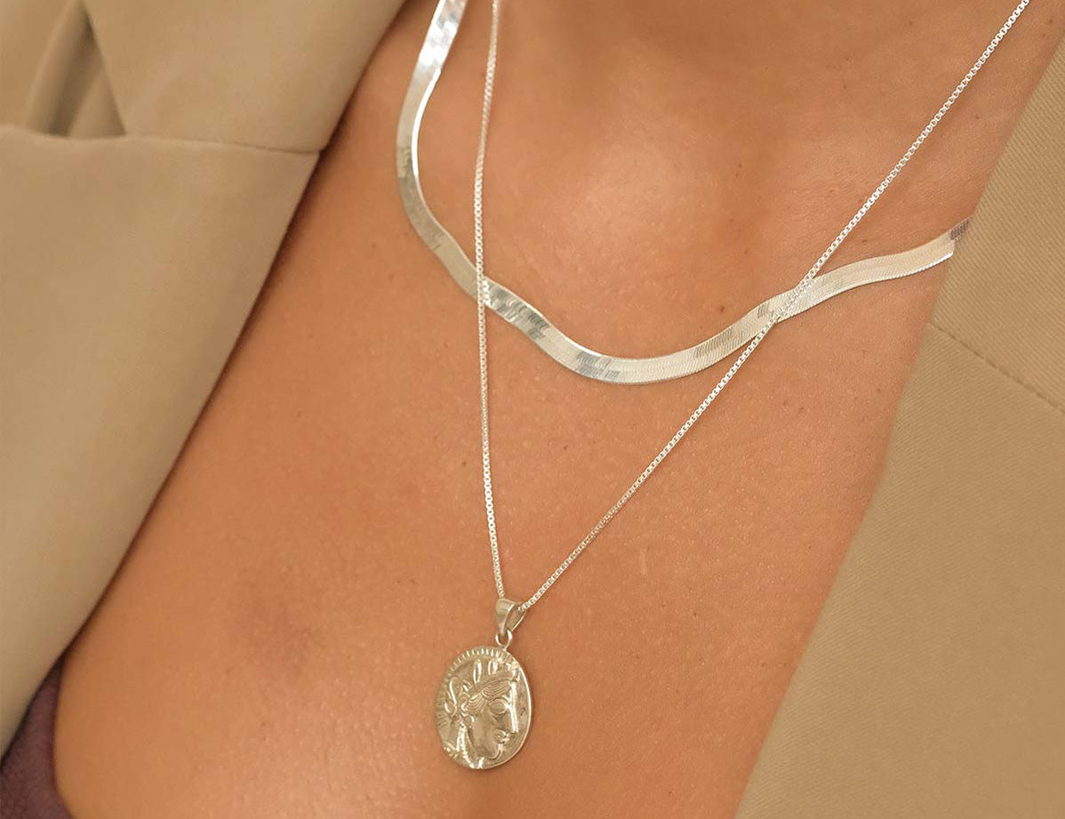Adelina Flat Choker Necklace - S-kin Studio Jewelry | Minimal Jewellery That Lasts.