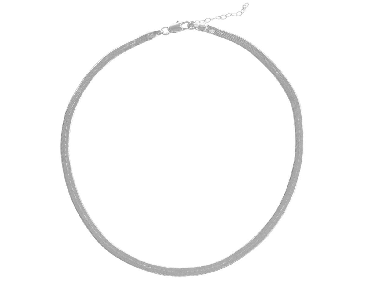 Adelina Flat Choker Necklace - S-kin Studio Jewelry | Minimal Jewellery That Lasts.