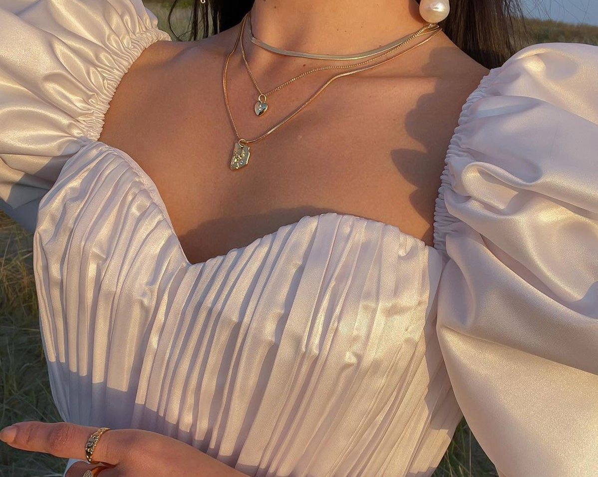 Aphrodite Baroque Double Pearl Silver Earrings | S-kin Studio Jewelry | Ethical Pearl Wedding Earrings