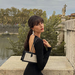 Aphrodite Baroque Double Pearl Silver Earrings | S-kin Studio Jewelry | Ethical Pearl Wedding Earrings