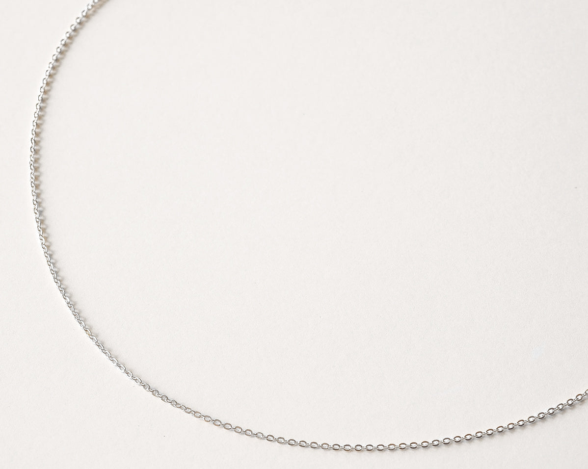 Sterling Silver Cable Chain Necklace - S-kin Studio Jewelry | Minimal Jewellery That Lasts.
