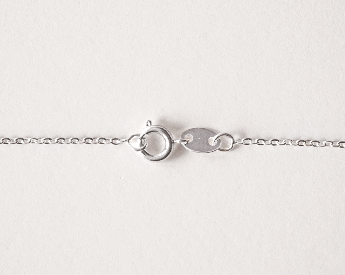 Sterling Silver Cable Chain Necklace - S-kin Studio Jewelry | Minimal Jewellery That Lasts.