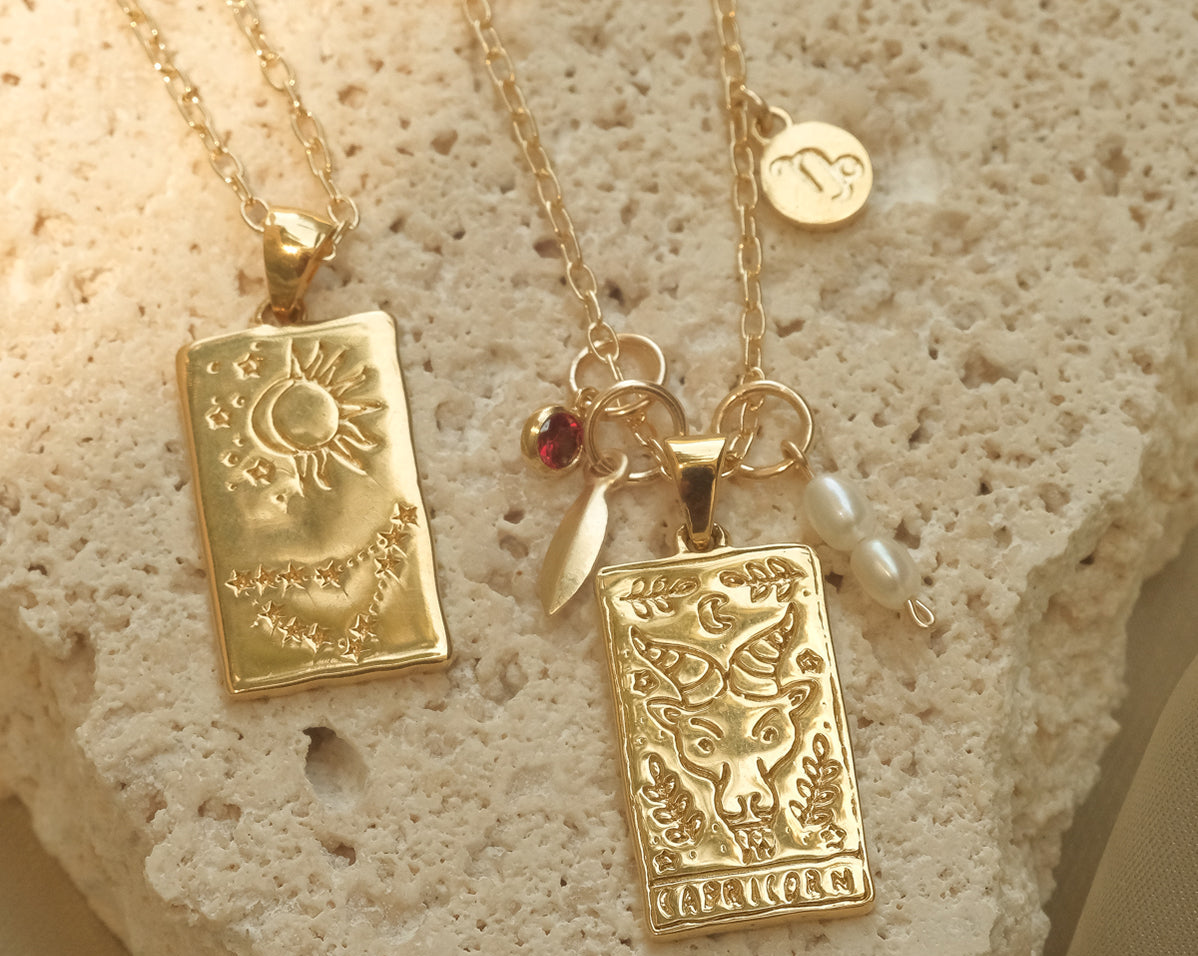 Capricorn Zodiac Necklace - S-kin Studio Jewelry | Minimal Jewellery That Lasts.