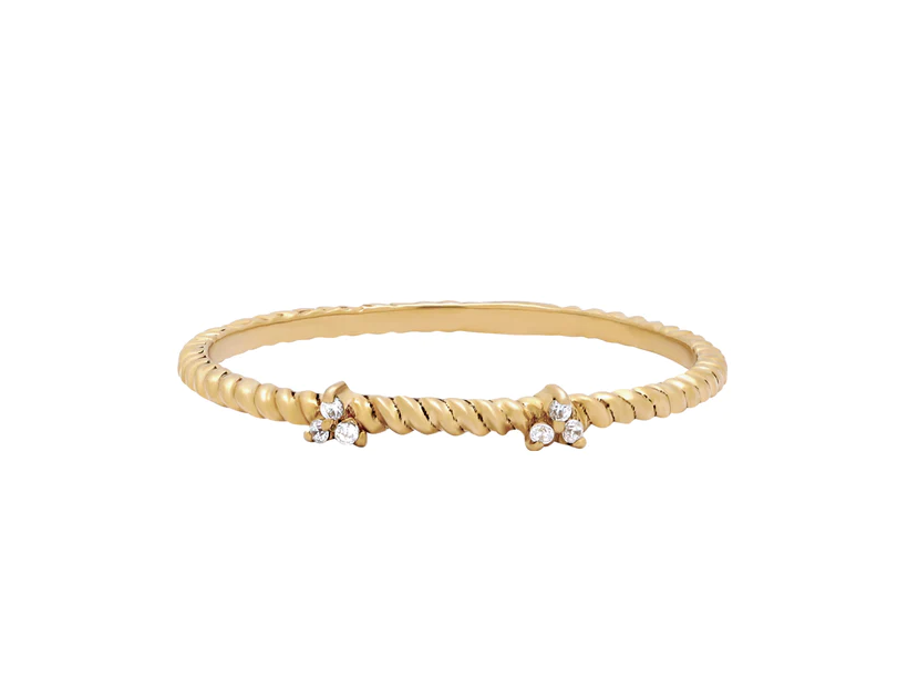 Cassia Solid Gold Stacking Ring | 9K Solid Gold Rings | S-kin Studio Jewelry | Ethical Jewelry That Lasts