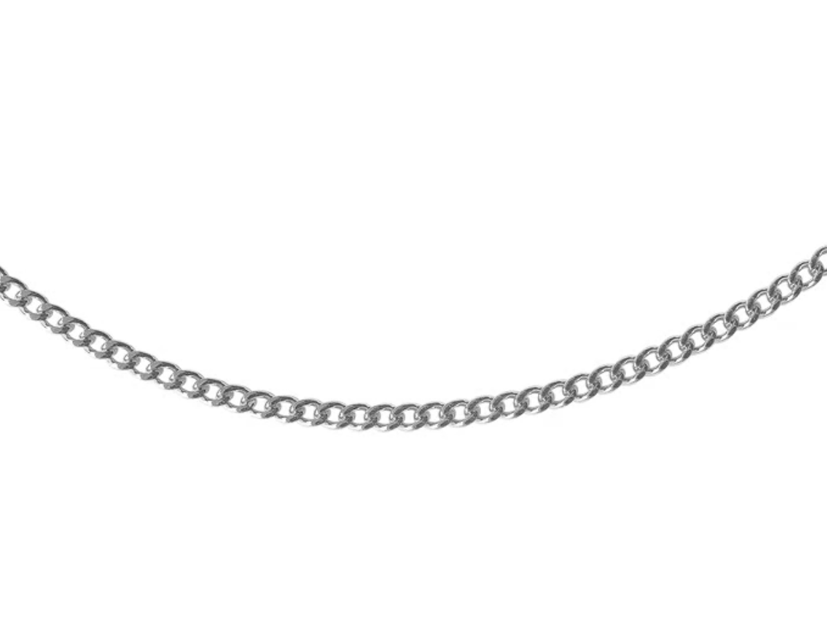 Sterling Silver Cuban Chain Necklace - S-kin Studio Jewelry | Minimal Jewellery That Lasts.