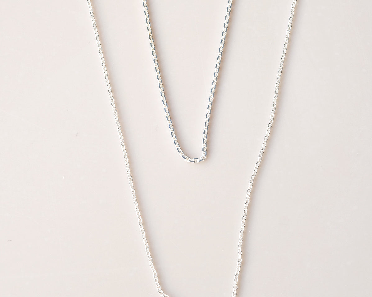 Sterling Silver Cable Chain Necklace - S-kin Studio Jewelry | Minimal Jewellery That Lasts.
