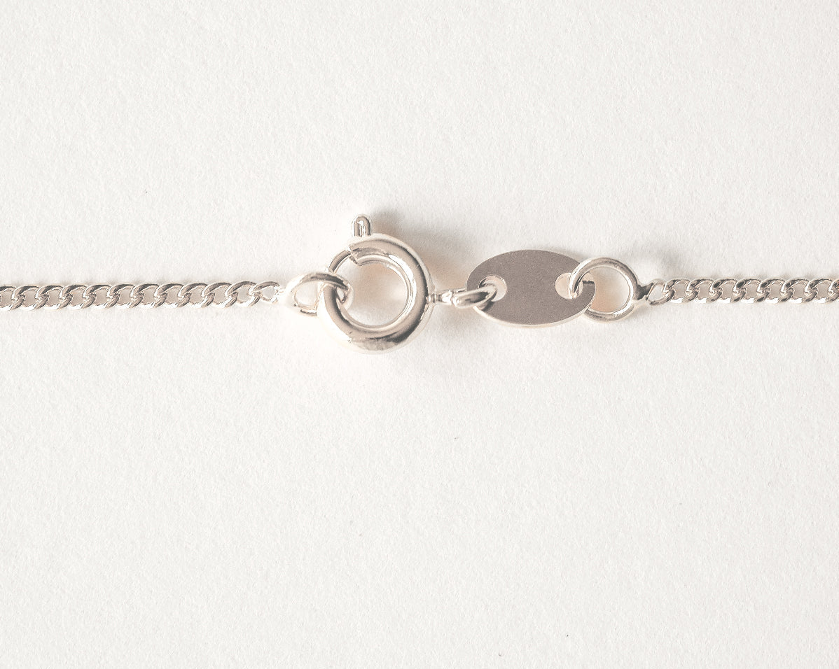 Sterling Silver Cuban Chain Necklace - S-kin Studio Jewelry | Minimal Jewellery That Lasts.