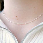 Sterling Silver Cuban Chain Necklace - S-kin Studio Jewelry | Minimal Jewellery That Lasts.