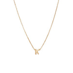 Custom Single Initial Necklace - S-kin Studio Jewelry | Minimal Jewellery That Lasts.