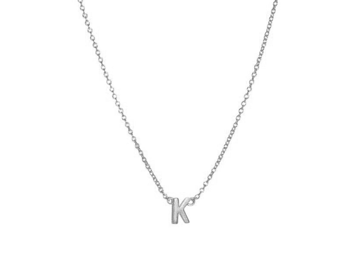 Custom Single Initial Necklace - S-kin Studio Jewelry | Minimal Jewellery That Lasts.