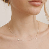 Custom Duo Initials Necklace - S-kin Studio Jewelry | Minimal Jewellery That Lasts.