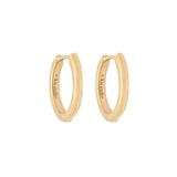 Grace Medium Solid Gold Hoops | 9K Solid Gold Earrings | S-kin Studio Jewelry | Ethical Jewelry That Lasts