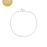 14K Solid Gold Hong Rope Bracelet | S-kin Studio Jewelry | Ethical Permanent Jewelry