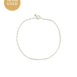 14K Solid Gold Hong Rope Bracelet | S-kin Studio Jewelry | Ethical Permanent Jewelry