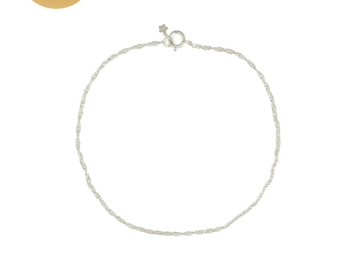 14K Solid Gold Hong Rope Bracelet | S-kin Studio Jewelry | Ethical Permanent Jewelry