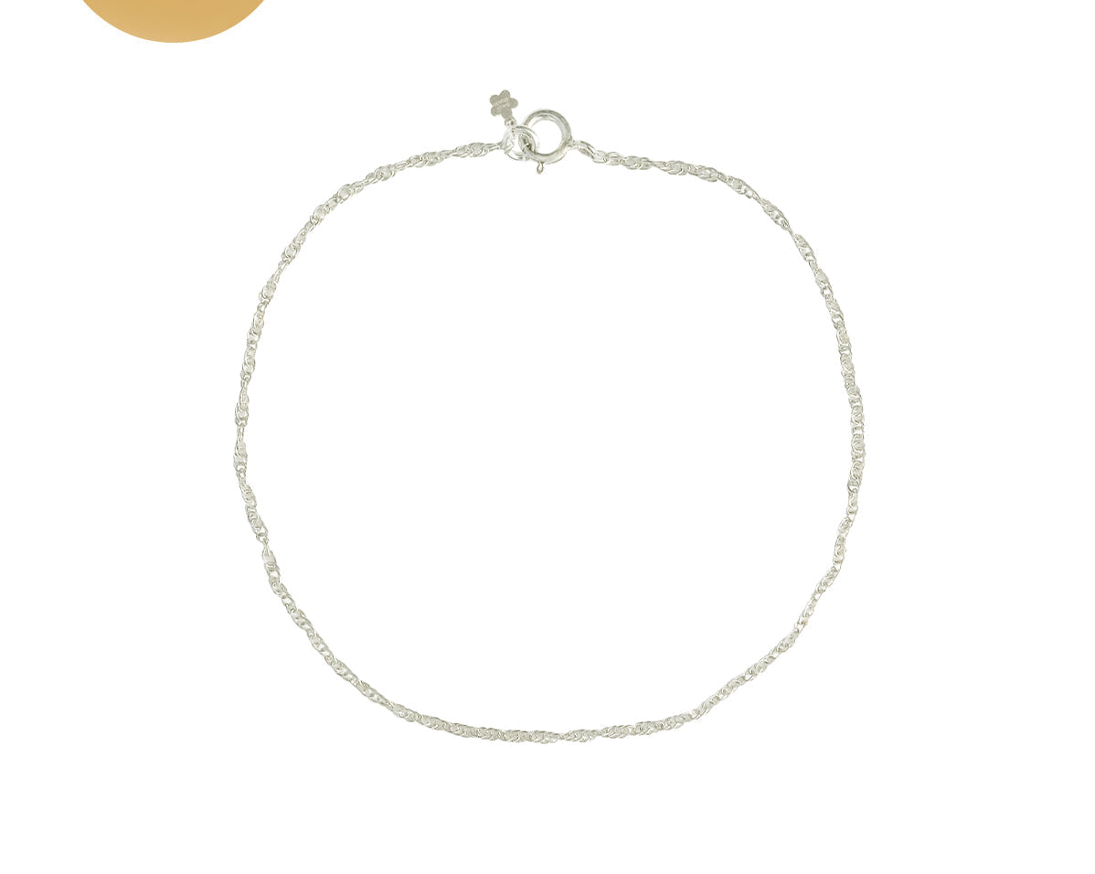 14K Solid Gold Hong Rope Bracelet | S-kin Studio Jewelry | Ethical Permanent Jewelry