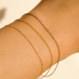14K Solid Gold Hong Rope Bracelet | S-kin Studio Jewelry | Ethical Permanent Jewelry
