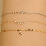 14K Solid Gold Rosalita Bracelet | S-kin Studio Jewelry | Ethical Permanent Bracelets