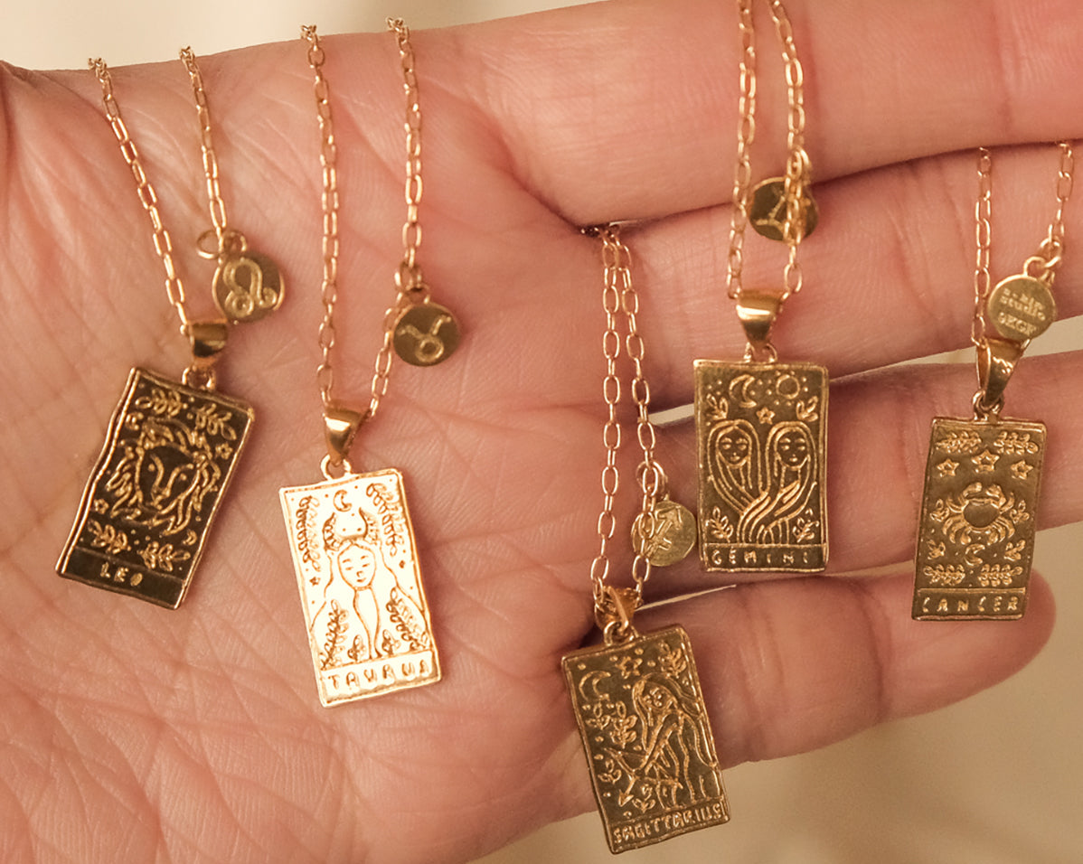 Sagittarius Zodiac Necklace - S-kin Studio Jewelry | Minimal Jewellery That Lasts.