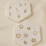 Aurelia Gemstone Huggie Hoops - S-kin Studio Jewelry | Minimal Jewellery That Lasts.