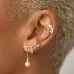 Sterling Silver Dawn Single Stud | S-kin Studio Jewelry | Ethical Piercing Earrings