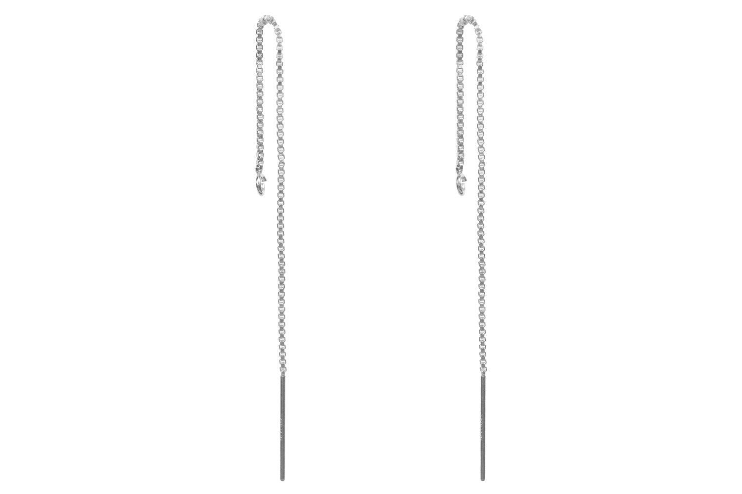 Mix & Match Chain Threader Earrings - S-kin Studio Jewelry | Minimal Jewellery That Lasts.