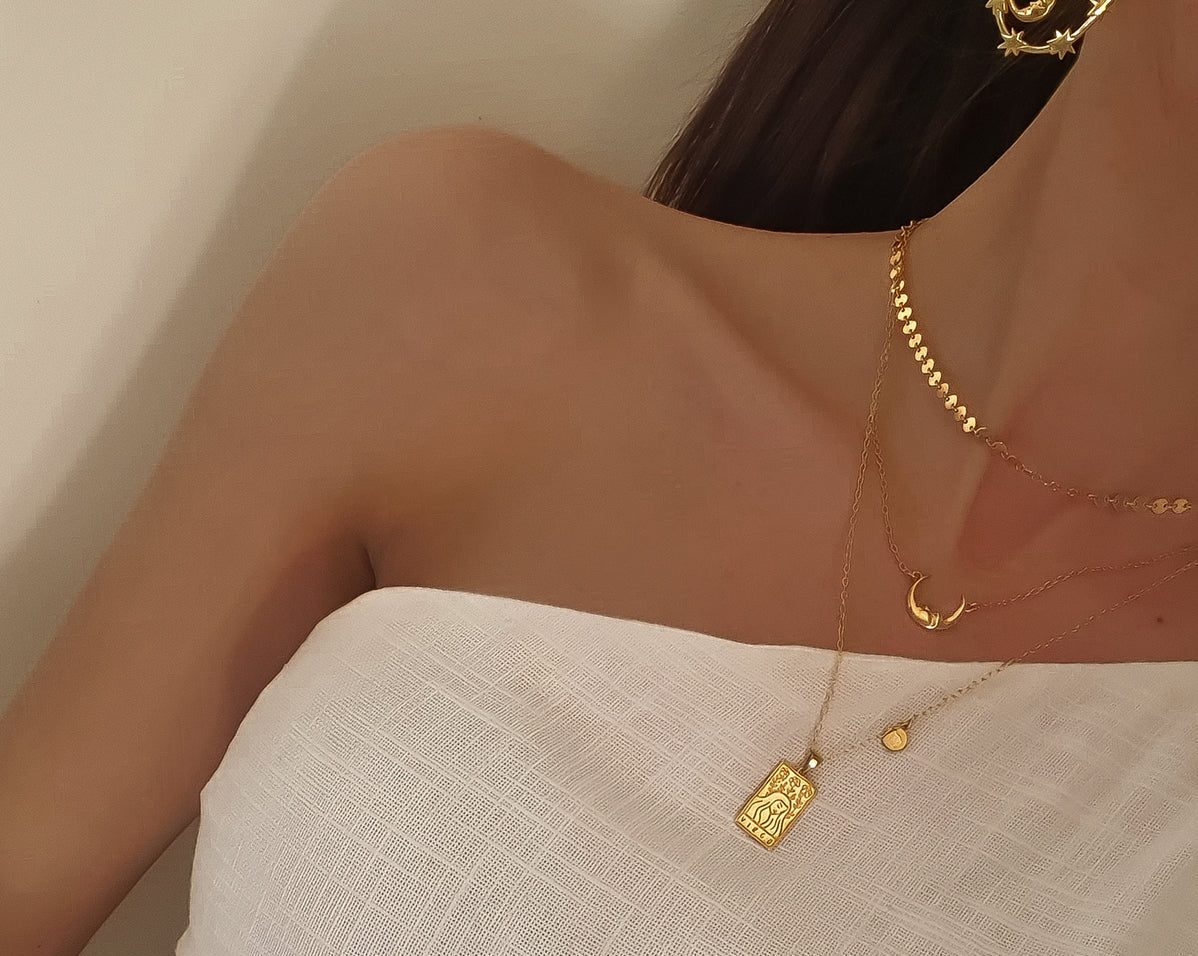 Virgo Zodiac Necklace - S-kin Studio Jewelry | Minimal Jewellery That Lasts.