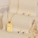 Virgo Zodiac Necklace - S-kin Studio Jewelry | Minimal Jewellery That Lasts.
