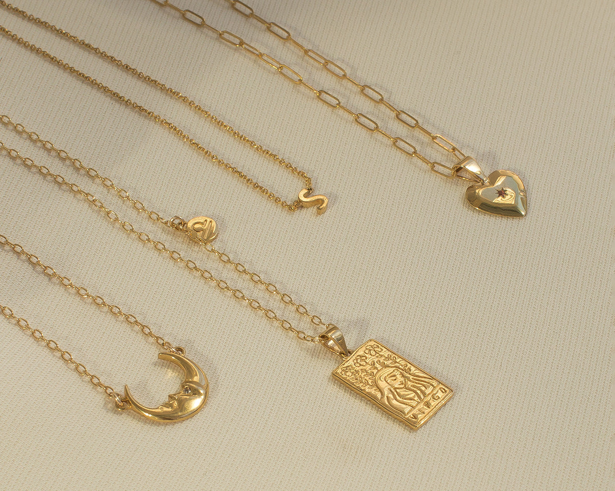 Virgo Zodiac Necklace - S-kin Studio Jewelry | Minimal Jewellery That Lasts.