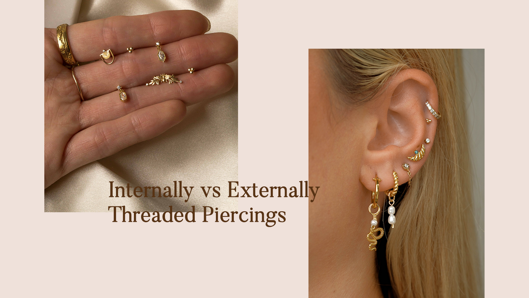 Threaded Vs Threadless Piercing Internally vs Externally Threaded Piercings – S-kin Studio Jewelry