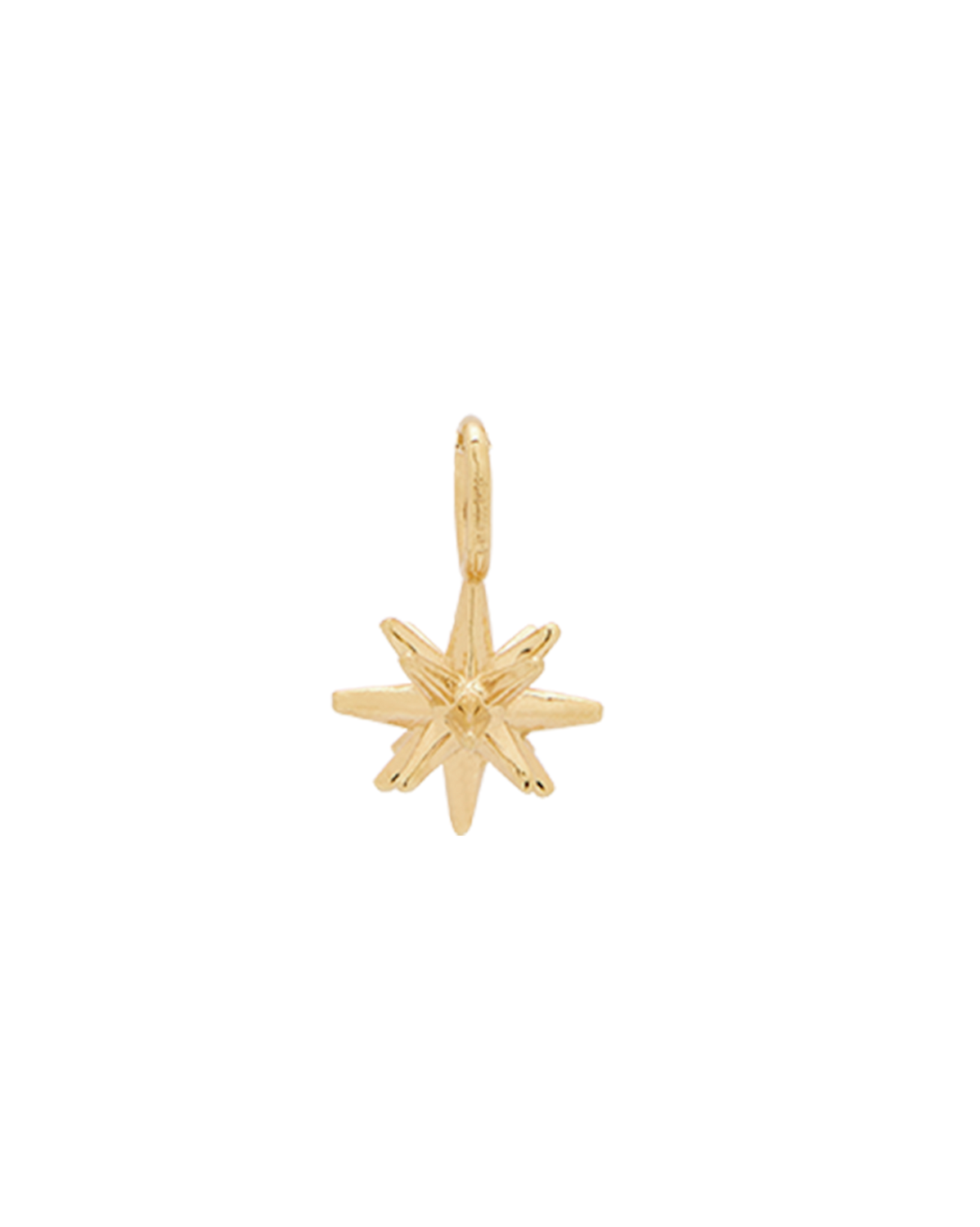 Solid Gold Calcifer Star-form Pendant